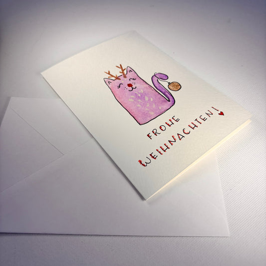 Weihnachten - Weihnachtskatze