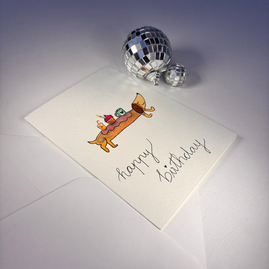 Geburtstag - Dackel Geburtstagstisch