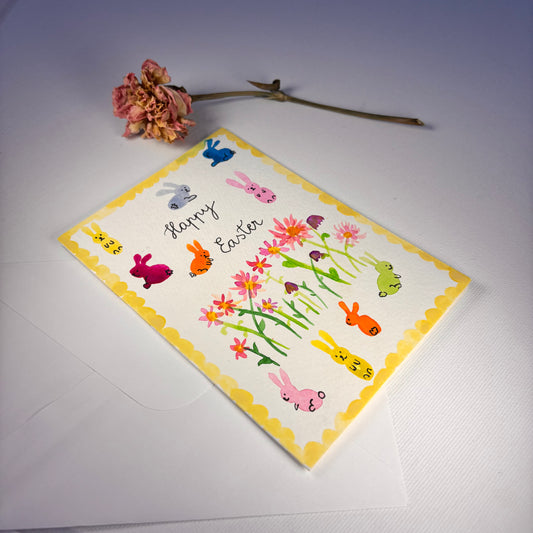 Ostern - Hasen in der Wiese