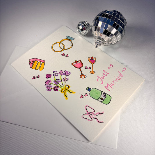 Hochzeit - Just Married Collage