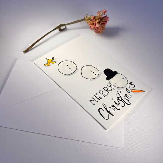 Weihnachten - Schneemann Merry Christmas