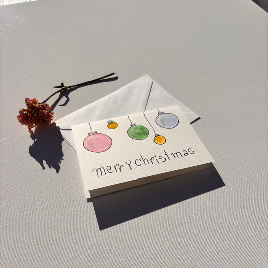 Weihnachten - Merry Christmas Weihnachtskugeln