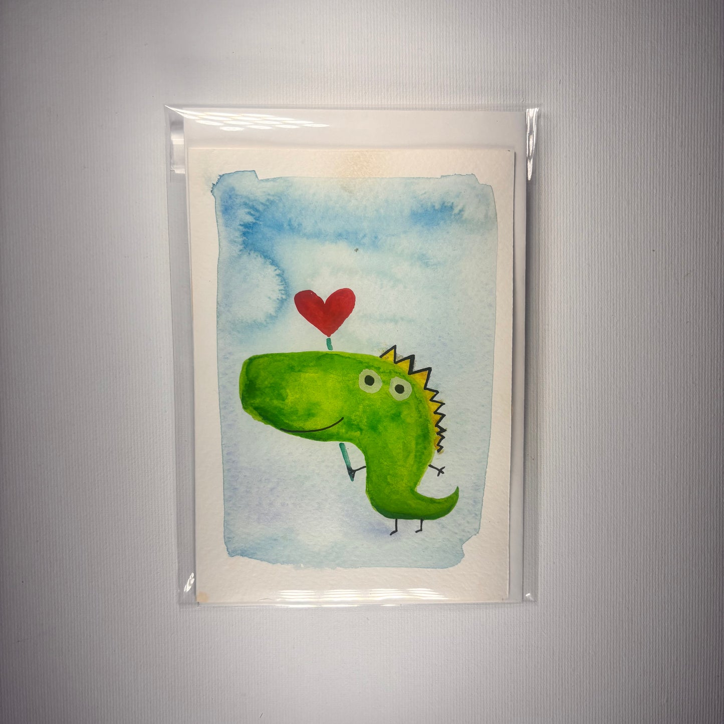 Liebe - Krokodil mit Luftbalon