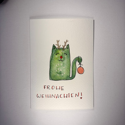 Weihnachten - Weihnachtskatze