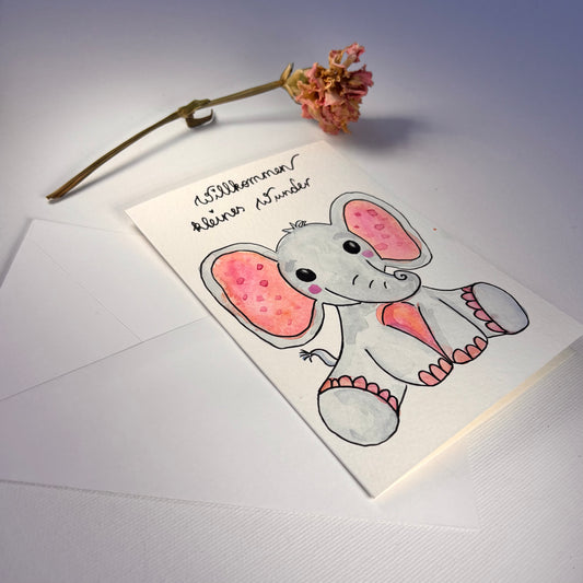 Geburt - Hello little Wonder Elephant