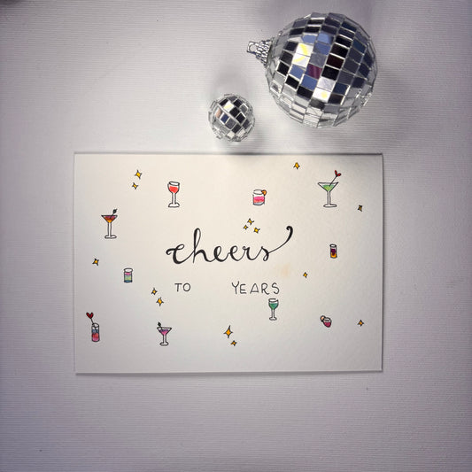 Geburtstag - Cheers to years