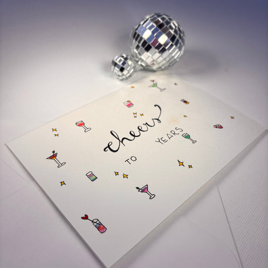 Geburtstag - Cheers to years