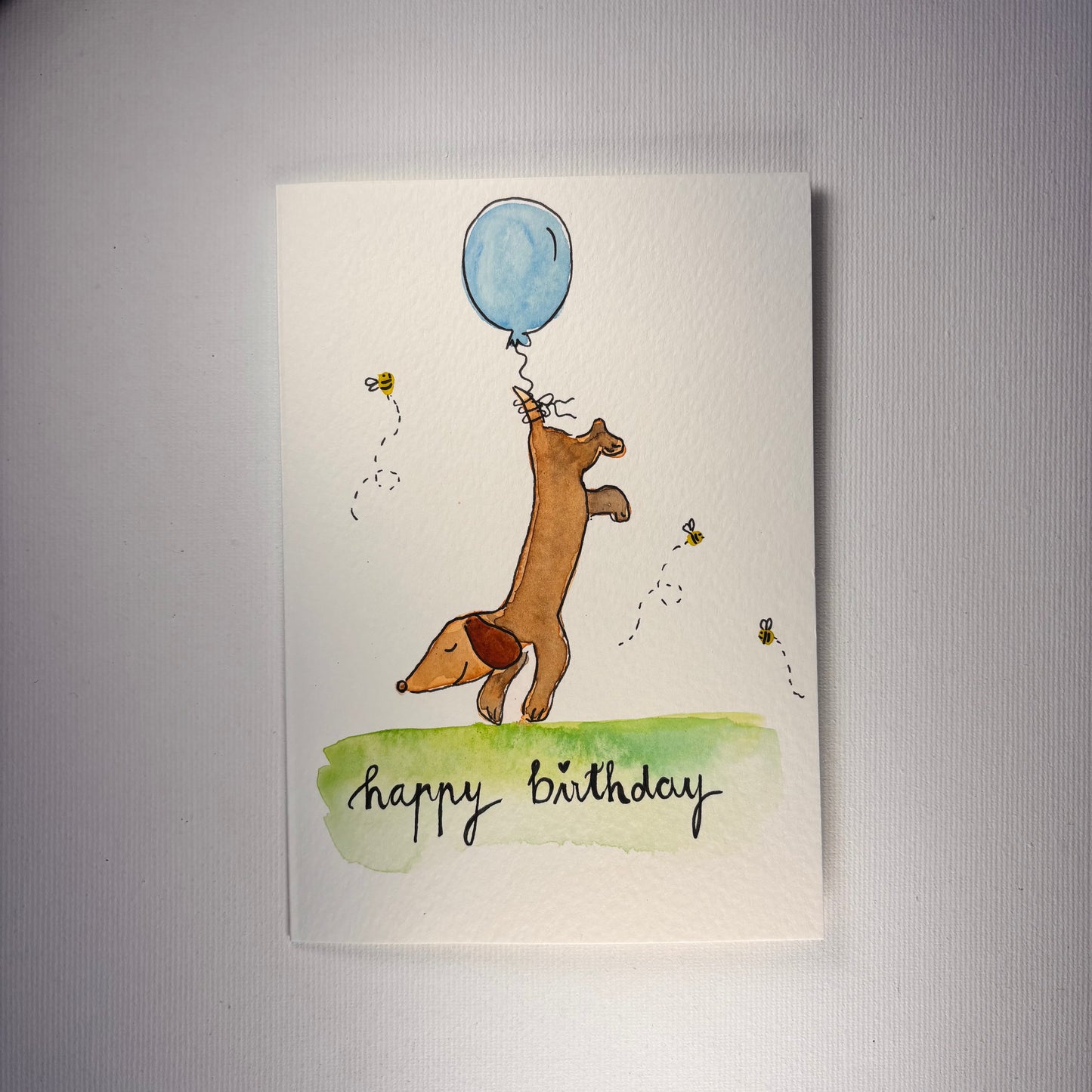 Geburtstag - Dackel hebt ab