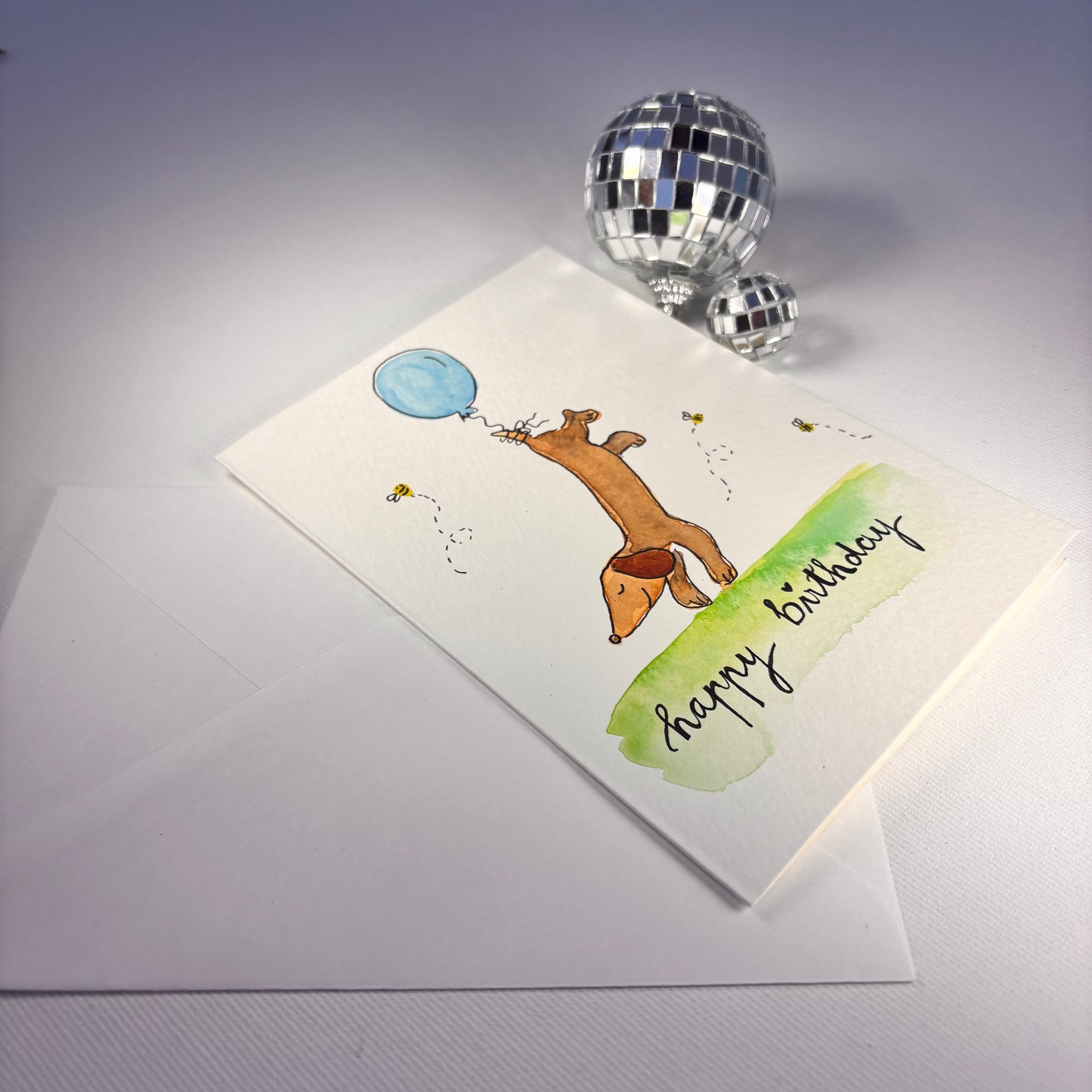 Geburtstag - Dackel hebt ab