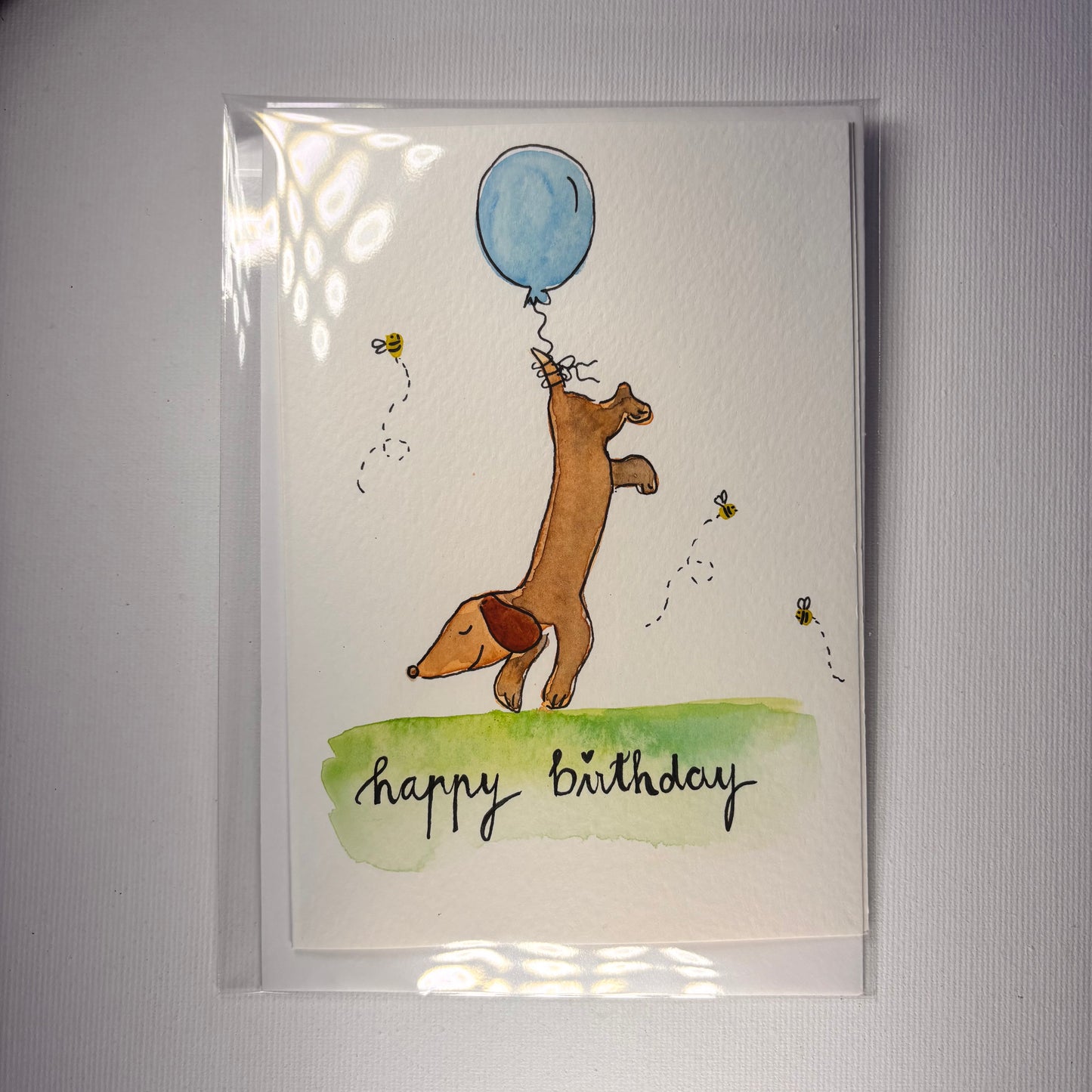 Geburtstag - Dackel hebt ab