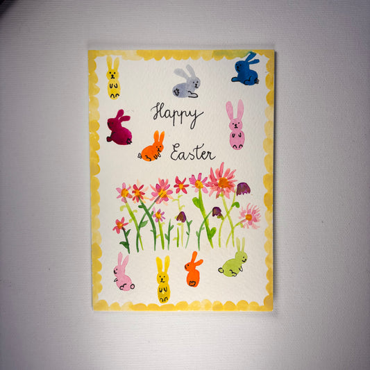 Ostern - Hasen in der Wiese