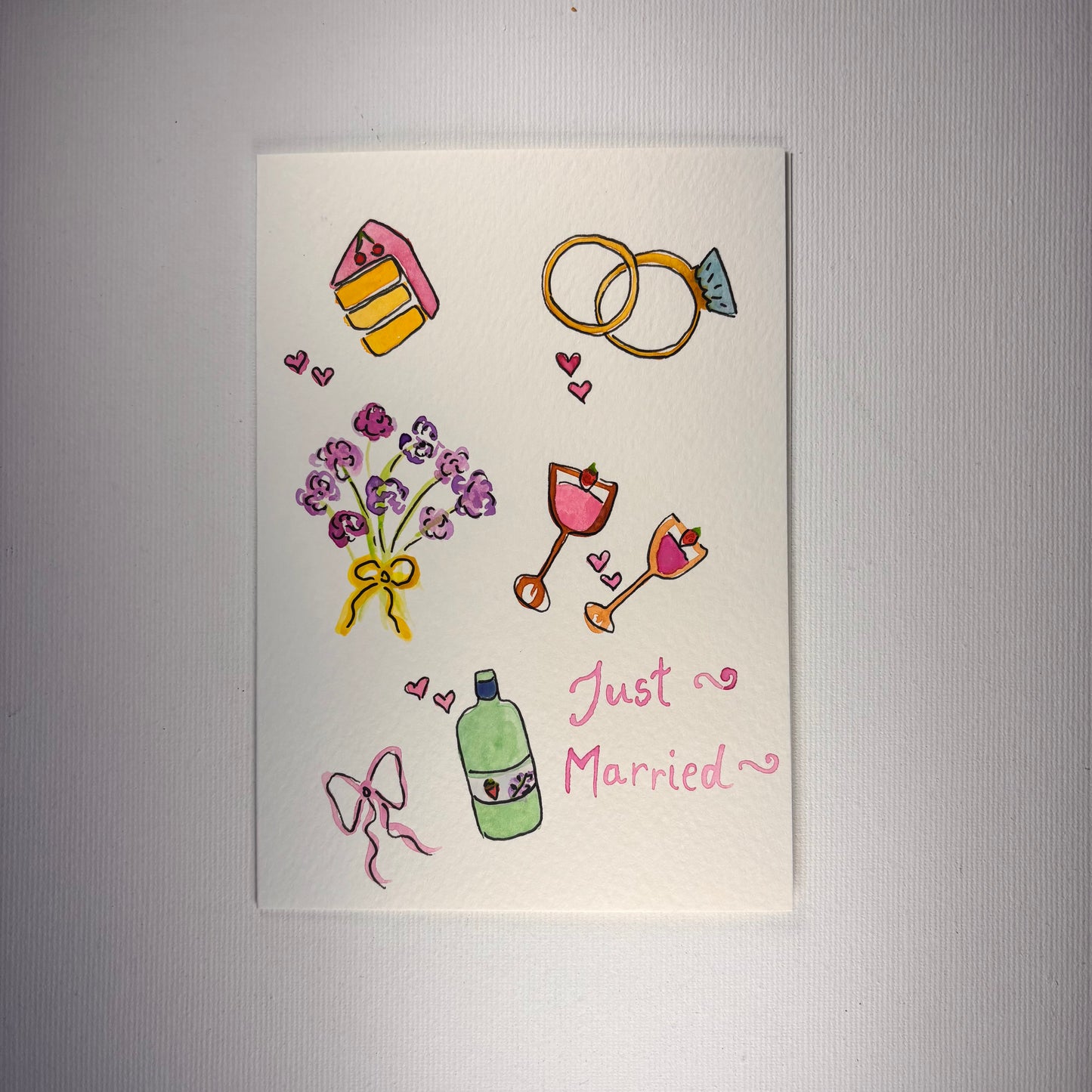 Hochzeit - Just Married Collage