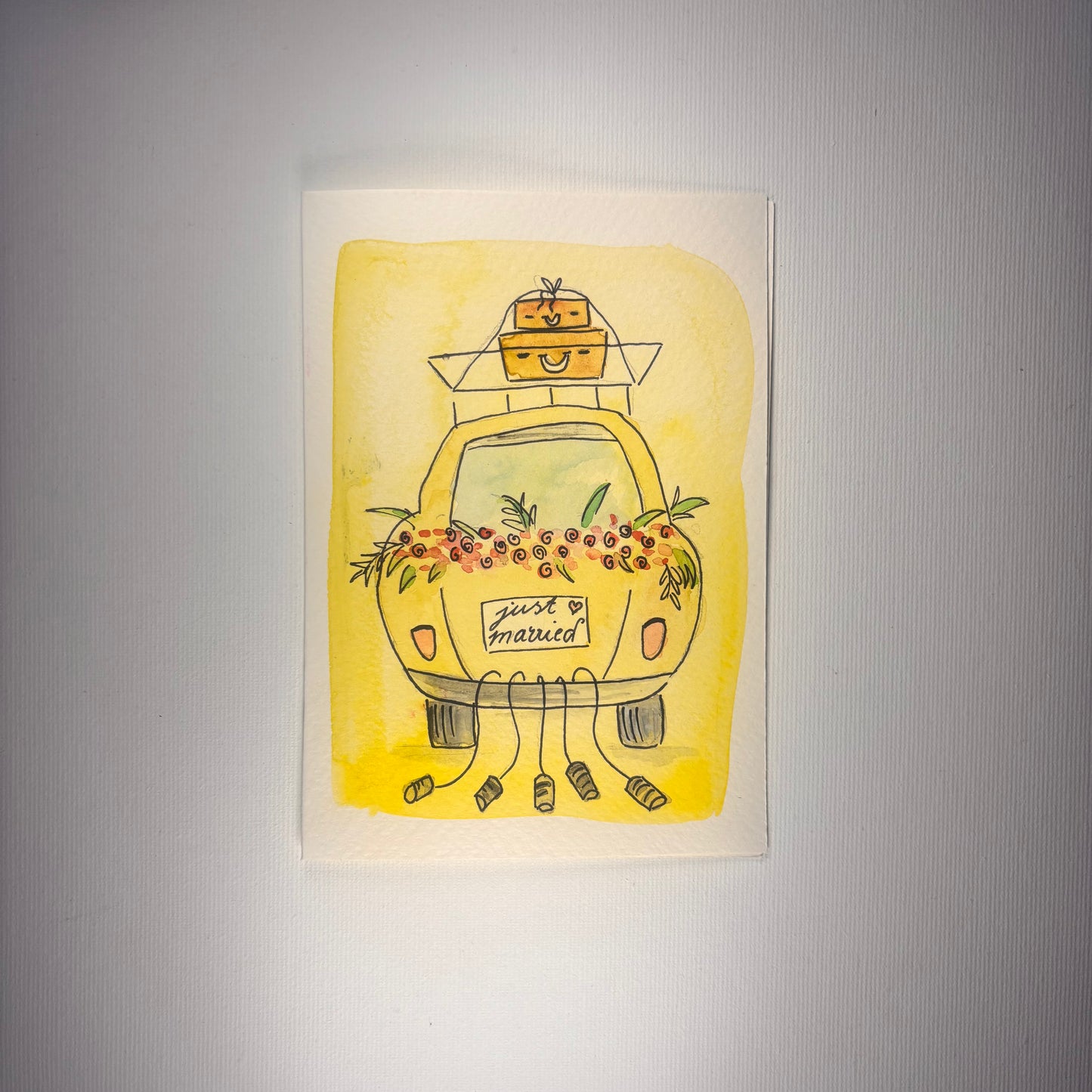 Hochzeit - Just Married Auto