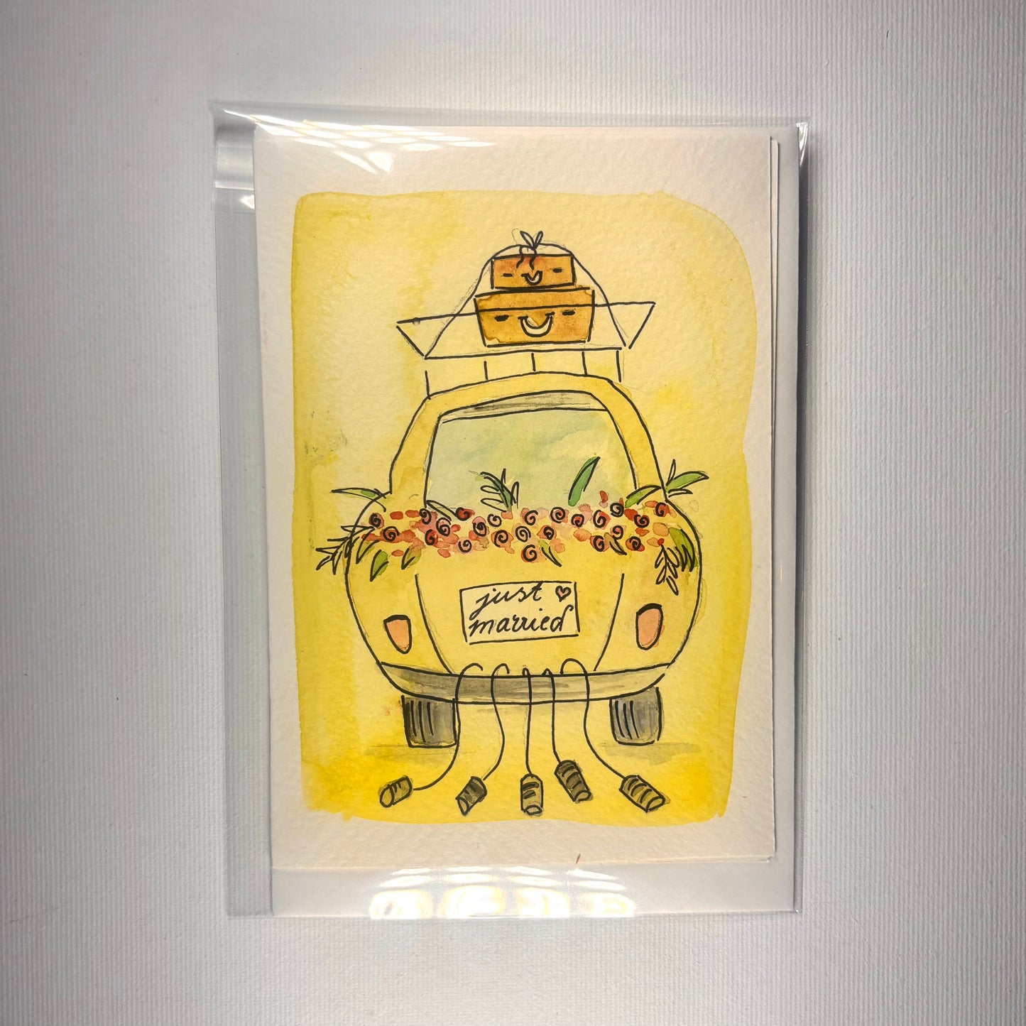 Hochzeit - Just Married Auto