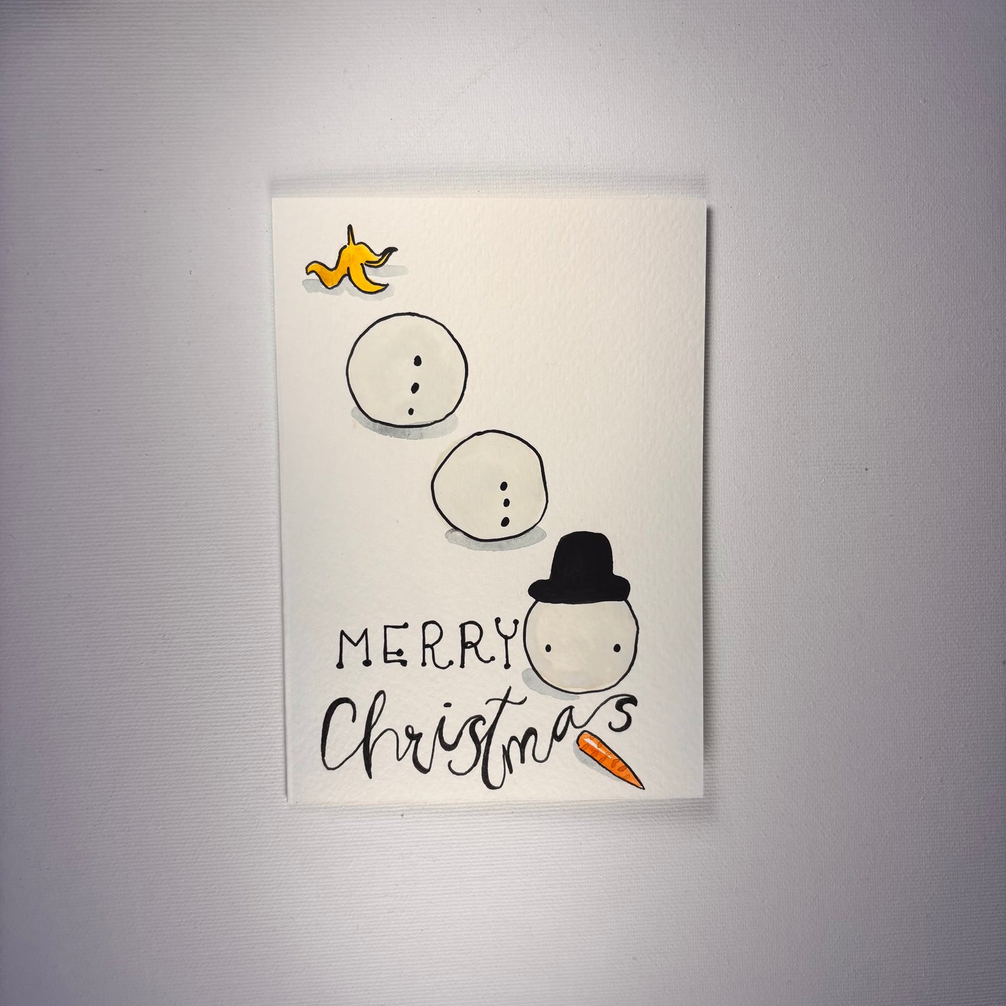 Weihnachten - Schneemann Merry Christmas