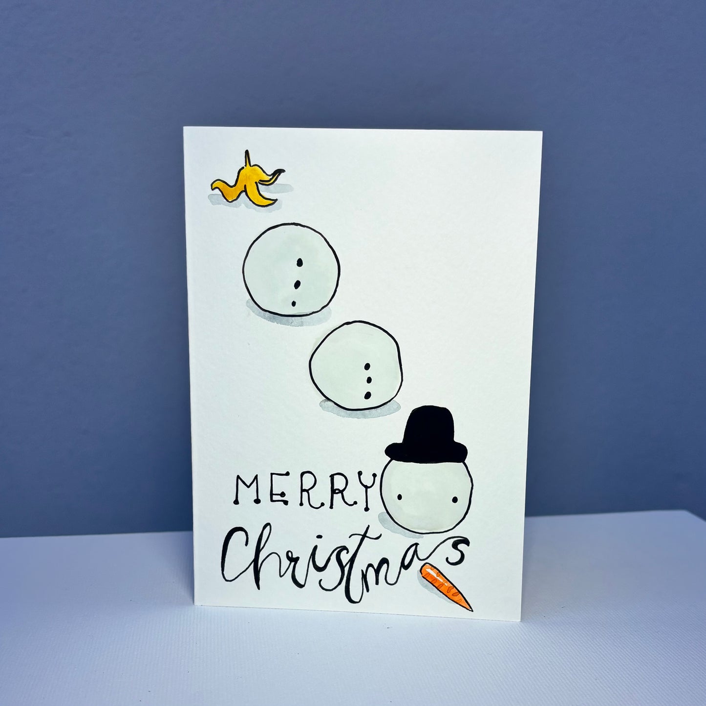 Weihnachten - Schneemann Merry Christmas