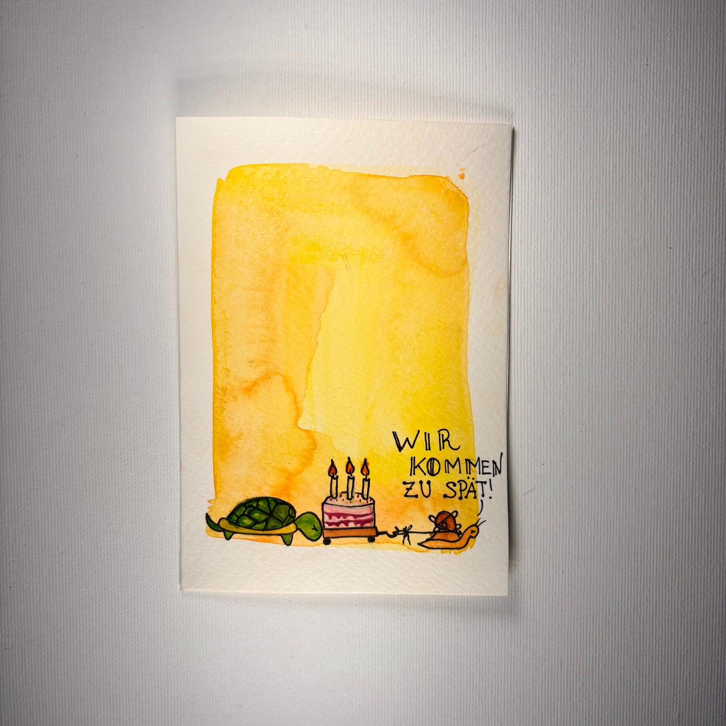 Geburtstag - Wir kommen zu spät