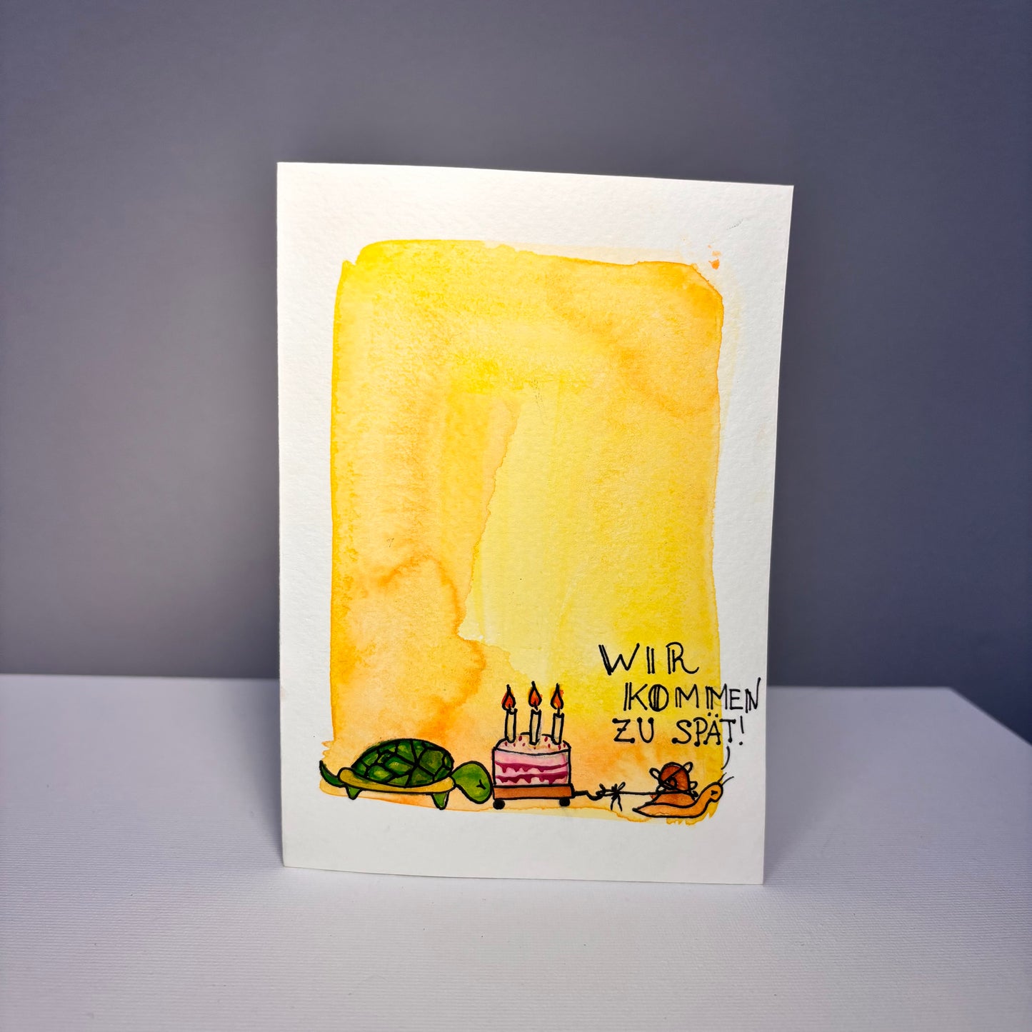 Geburtstag - Wir kommen zu spät